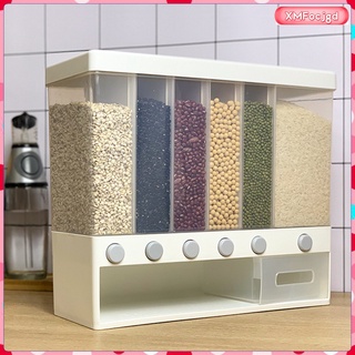 dispensador de arroz seperado montado en la pared para frijoles de arroz dulces snacks cocina (1)