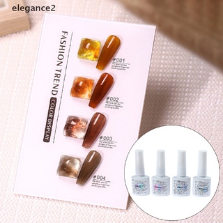 [elegance2] 4 colores llegada ámbar gel uv esmalte de uñas hielo brillante uv gel esmalte de uñas arte gel [elegance2]