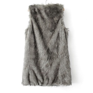 Tt2 chamarra De lana para mujer chaleco sin Mangas cuerpo invierno cálido abrigo chaleco Outwear (7)