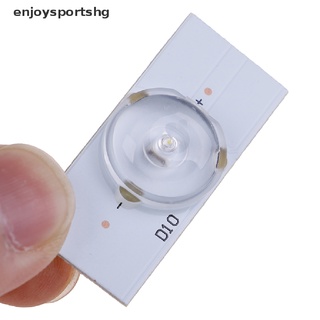 [enjoysportshg] 20 cuentas de lámpara smd de 3 v 6 v con lente óptica fliter para reparación de tv led de 32-65 pulgadas [caliente]