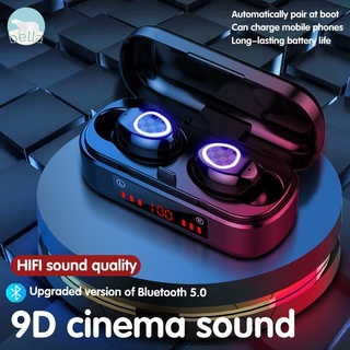 Bluetooth inalámbrico F9-47 con micrófono auriculares impermeables Control táctil Y30