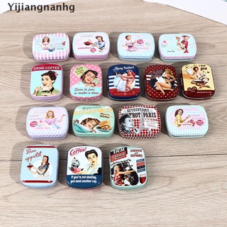 yijiangnanh mini caja de metal de lata sellada tarro de embalaje caja de joyería caja de caramelo auriculares caja de regalo caliente