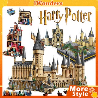 Harry Potter Lego Bloques Buliding Hogwarts Película Castillo 4 Privet Drive Modelo MOC Niños Adultos Juguetes Regalos (1)