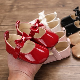Zapatillas Casuales Antideslizantes Con Diseño De Lazo Para Bebés Y Niñas Zapatos Para Caminar De Princesa De Suela Suave (1)