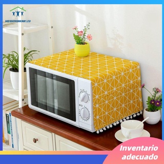 microondas a prueba de polvo cubierta horno microondas campana decoración del hogar toalla de microondas