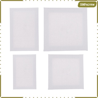 White Blank Painting Canvas Panel Boards Wood Plain Artist Stretched Cotton Board for Kids Adults DIY Painting Acrylic Paint Supplies