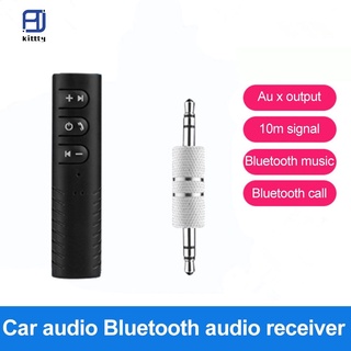 Kit De Coche compatible Con Bluetooth Manos Libres Auto Jack 3.5 Mm Música Inalámbrica MP3 Adaptador De Audio Receptor Para Auriculares kittty