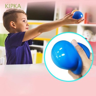 KIPKA 65mm Sticky Target Ball Throw Stress Globbles Squash Ball Family Games Fluorescent Luminous Throw At Ceiling Classic Kids Gifts Decompression Ball/Multicolor