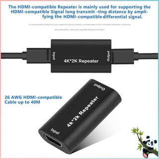 1080P 3D HDMI-compatible 4K*2K Repeater Extender Over Signal Adapter HDMI-compatible Repeater Female-Female Multimedia