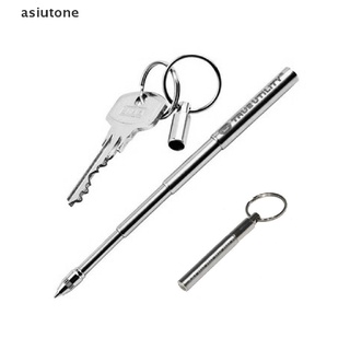 Bolígrafo De Metal De acero inoxidable asiutone/Portátil/Telescópico con función/llave