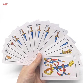 Huwai 50 Cartas baraja De baraja De mano juego De Cartas mágicas para la familia juego De mesa juego De mesa tarjetas De póquer