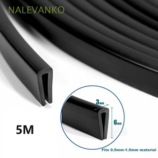 NALEVANKO U-shape Rubber Strip Windshield Car Styling Accessories Car Door Edge Protector Noise Insulation Accessories Auto Roof Sealant Protector 5M Window Seal Strip Edge Sealing Strips/Multicolor