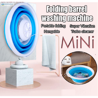 Bm Mini plegable USB cubo Turbo lavadora portátil automático pequeño hogar lavadora