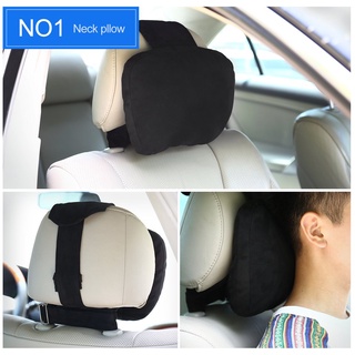 almohada de cuello de coche más suave para reposacabezas de gamuza para aliviar el dolor