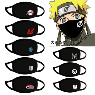 Anime Naruto Sasuke Uchiha Máscara Gruesa Lavable Cálida Transpirable Fría