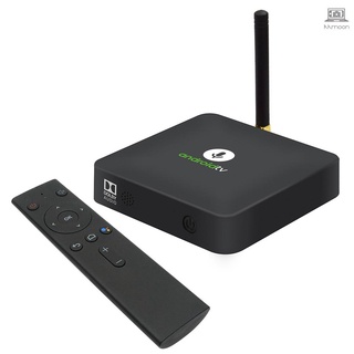 Mecool KM8 ATV Smart Android TV Box w/BT & IR Voice IR Control remoto Amlogic S905X 2GB/16GB soporte Google Home & Cast 3D WiFi LAN BT 4K UHD reproductor multimedia enchufe de la ue