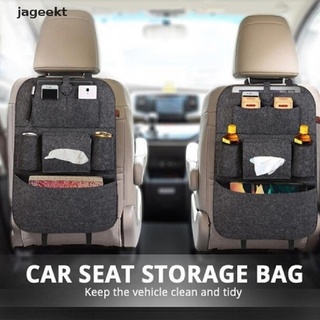 jageekt - bolsa de almacenamiento multibolsillo para asiento de coche, organizador, accesorio co
