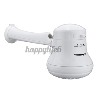 en venta caliente 110v/220-240v 0.8" cabezal de ducha eléctrico calentador de agua instantáneo 5.7ft manguera soporte happylife6 (3)