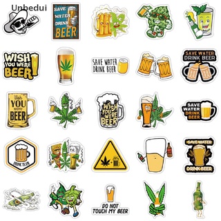 [ude] 50 pegatinas de hojas de cerveza personajes divertidos para guitarra, monopatín, portátil, pegatinas xcv (1)
