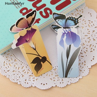 honfawfyr 2pcs lindo forma de mariposa exquisito mini marcador papelería accesorios de lectura *venta caliente
