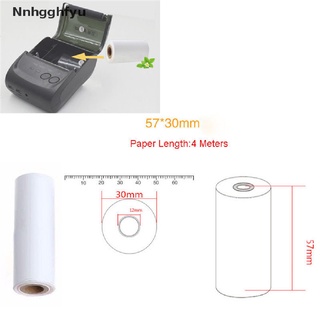 [nnhgghfyu] 5pcs 57x30mm rollo de papel de recibo térmico para móvil pos 58 mm impresora térmica mucho venta caliente