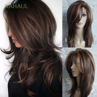 Kahaul peluca de mujer larga/Lisa/sin costuras/varios colores Para mujer/