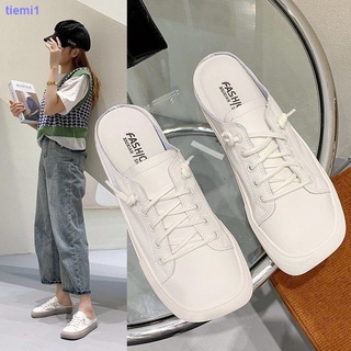 Net/zapatos blancos para mujer/zapatos de Primavera/verano 2021/boquilla cuadrada All-Match Casual/Ugly/Baotou