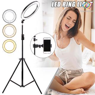 16cm led anillo de luz de la lámpara selfie cámara teléfono estudio soporte de vídeo regulable