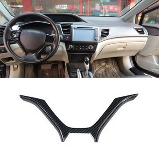 Cubierta del volante tipo U cubierta de piezas ajuste para HONDA Civic 9th 2012-2015 útil