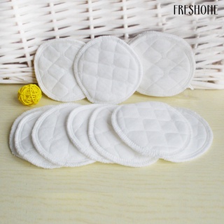 freshone 2pcs mujeres embarazadas forma redonda algodón transpirable super absorbente almohadillas de lactancia (1)