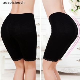 (auspiciouyh) pantalones cortos elásticos de seguridad para mujer, encaje floral, sin costuras, polainas en venta