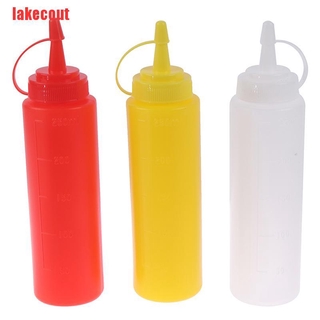[Xlmss-Cod] Dispensador De botellas De Plástico 8oz Squeeze Para Ketchup aceite De Vinagre Para jóvenes (1)