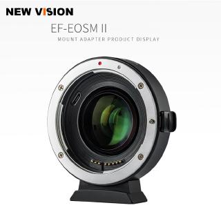 Viltrox EF-EOS M2 AF enfoque automático EXIF X reducir la velocidad Booster adaptador de lente Turbo para lente Canon EF a EOS M5 M6 M50 (1)