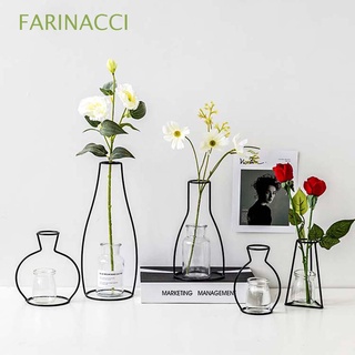 farinacci creativo jarrón de hierro retro jarrón estante florero macetas flor metal mesa decoración del hogar titular de la planta (1)