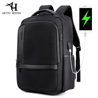 Arctic HUNTER Business - mochila para portátil (15,6 pulgadas, impermeable, mochila para hombre, con puerto de carga USB)