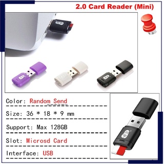 Lector de tarjetas C286 teléfono móvil lector de tarjetas Tf Mini lector de tarjetas Micro Sd