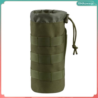 molle - bolsa para botella de agua (1500 ml, senderismo, camping, caza, hidratación)