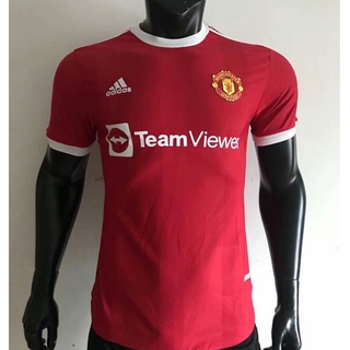 Premium 2021 2022 Manchester United Home Jersey versión MU camiseta de fútbol S-2XL