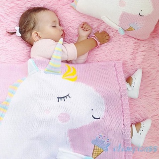 Lindo de dibujos animados bebé niños mantas de punto bebé suave dormir envolver toallas