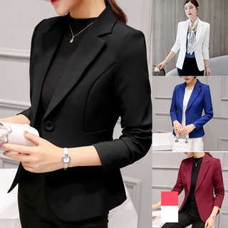 moda para mujer casual moda slim fit business basic chaqueta traje señora blazers ropa de trabajo