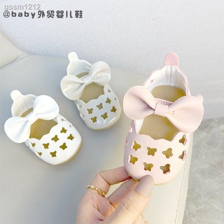 0-3-68-9-12 meses-bebé zapatos de verano mujer zapatos de bebé hueco y transpirable bebé suave suela zapatos de princesa