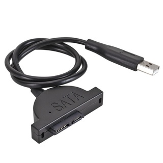 Norman práctico USB 2.0 a SATA USB 2.0 Easy Drive Cable HDD Cable adaptador para portátil CD/DVD Durable SSD HDD convertidor disco duro SATA Cable de disco duro/Multicolor (8)