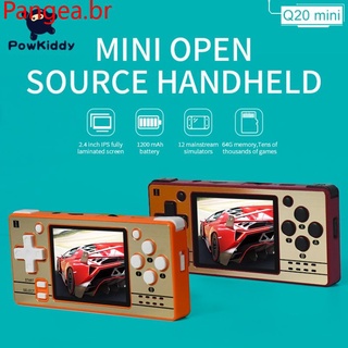 Powkiddy Q20 Mini cámara abierta De 2.4 pulgadas con hueco Full Fit Ips consola De mano De juegos Retro nuevo jugador De juegos Pangea.Br