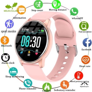 ZL01Smart Watch Mujer Tiempo Real Actividad Tracker Monitor De Frecuencia Cardíaca Deportes Señoras Reloj Inteligente Masculino Para Android Ios