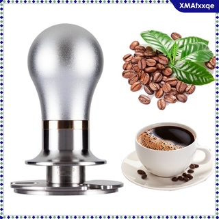 compactador de café barista premium de 58,5 mm con base plana de acero inoxidable, mango ergonómico