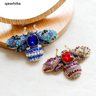 Qawhite Retro Insect Crystal Brooch Pin Collar Lapel Badge Jewelry Gift Accessories CO