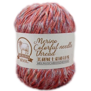 100g 4 strabds colorido hilo de lana sintética medio grueso diy ganchillo hilo de tejer