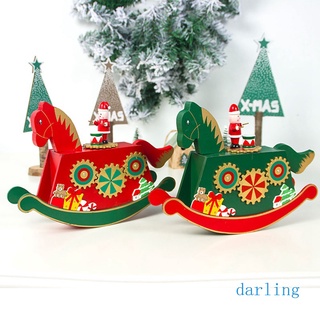 Darling Christmas pintado carrusel navidad caja de música adornos decoración año nuevo