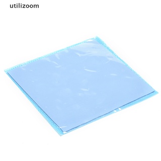 Utilizoom 100mmx100mmx1mm Blue Heatsink Cooling Thermal Conductive Uncut Silicone Pad Hot Sell