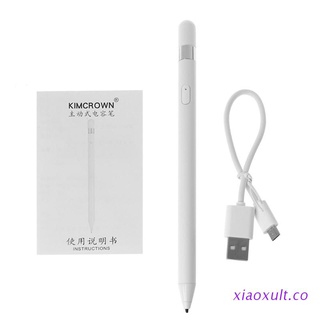 xiaoxult Lápiz Capacitivo Portátil Micro USB Carga Pantalla Táctil Para iPhone iPad iOS Teléfono Android Windows Sistema Tablet